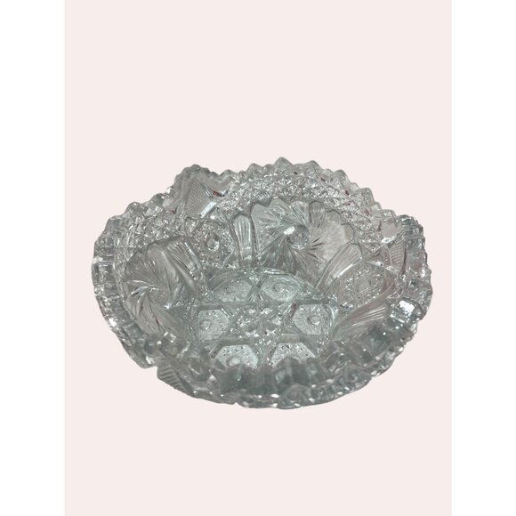 Early American Pressed Glass Bowl  Brilliant - Picture 1 of 4